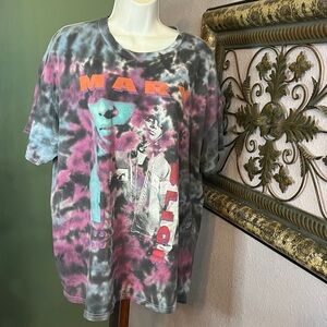 Mary J Bilge Tye Dye Grahic Tee- shirt sleeve Sz L